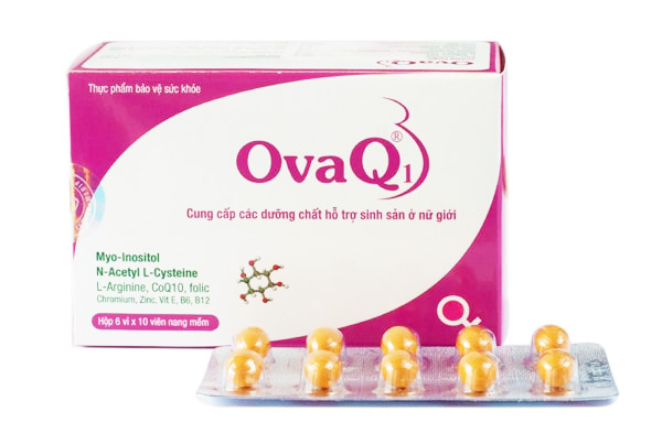 Viên uống OvaQ1 giúp đỡ tăng khả năng thụ thai