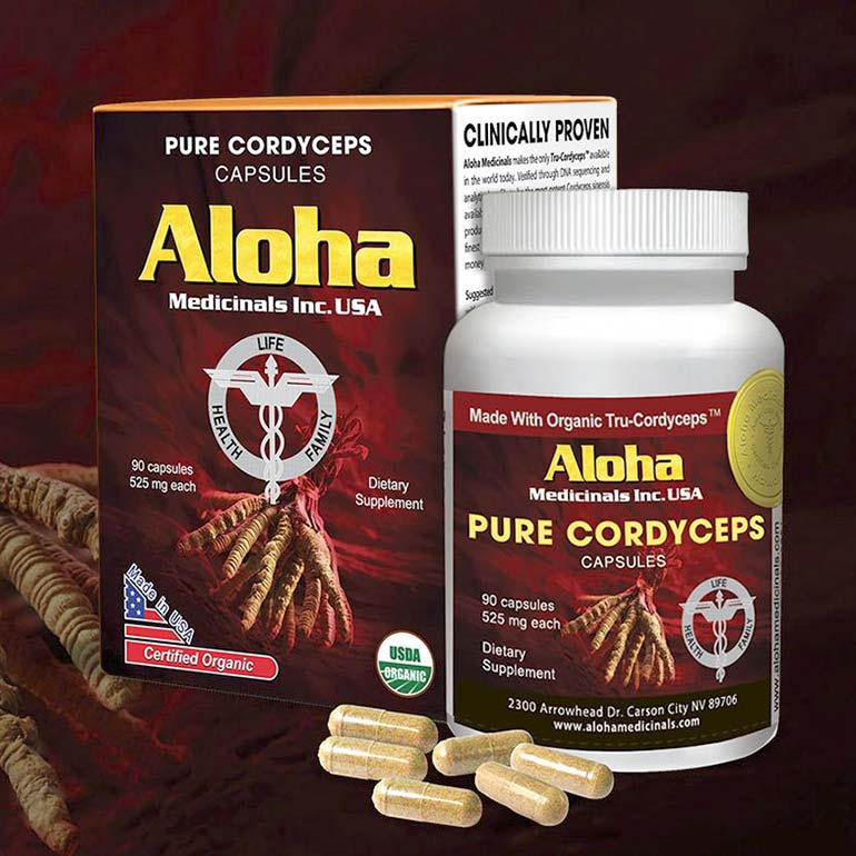 Đông trùng hạ thảo nguyên chất Aloha nguyên chất từ Mỹ