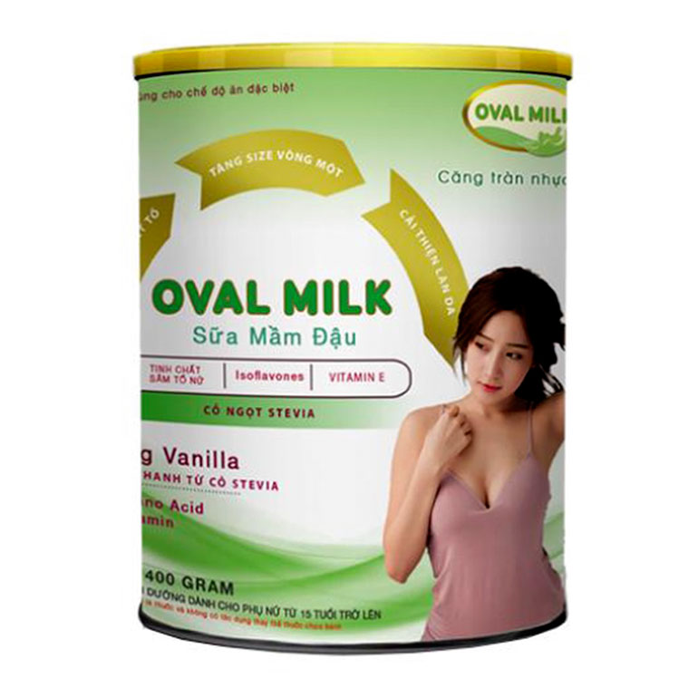 Sữa Mầm Đậu Nành Oval Milk Hỗ Trợ Cải Thiện Vòng 1