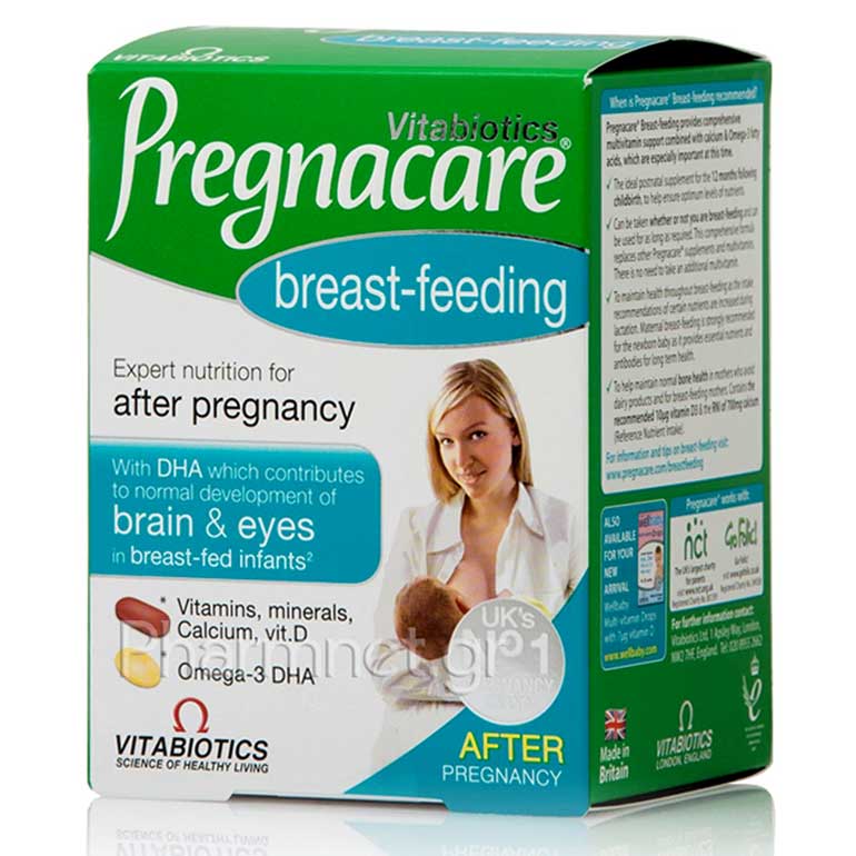 Vitamin Tổng Hợp Pregnacare Breast-feeding No1 Cho Phụ Nữ Sau Sinh