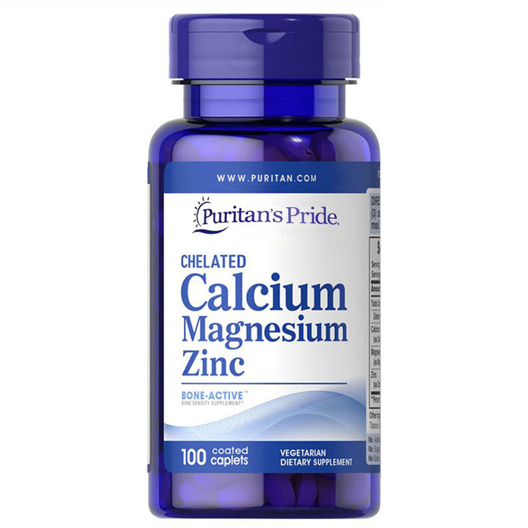 Viên uống Puritan’s Pride Calcium Magnesium Zinc